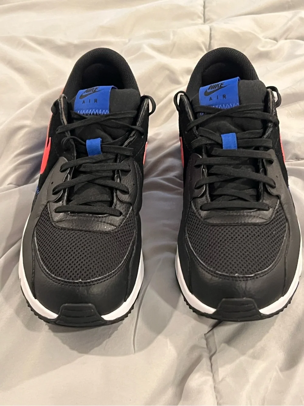 Nike Air Max Excee Black/White Royal/Crimson Men's Low Top Lace-Up sz 11.5